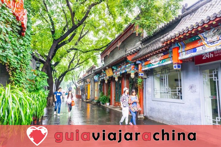 Estos son los barrios tradicionales'Hutong' de la ciudad antigua. 1