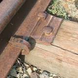 ¿Cómo se llaman las partes de las vías del tren?