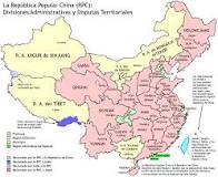 mapa china provincias