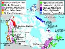 What is the mountain range in Greenland?