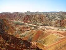 montañas zhangye