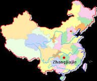 When was Zhangjiajie found?
