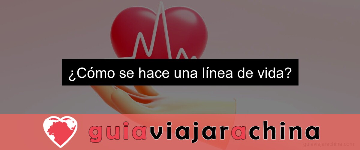 ¿Cómo se hace una línea de vida?