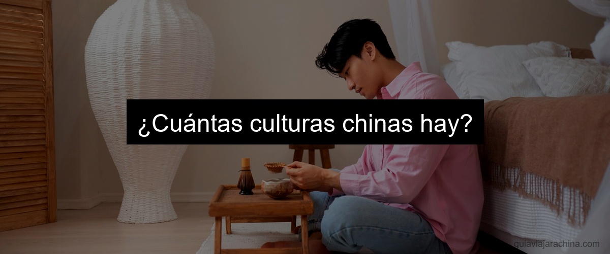 ¿Cuántas culturas chinas hay?
